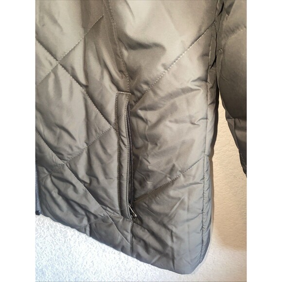 Colombia simply snowy down puffer jacket outdoor winter jacket cozy M Gray Fur - Picture 7 of 9